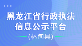 黑龍江省行政執法信息公示平臺（林甸縣）